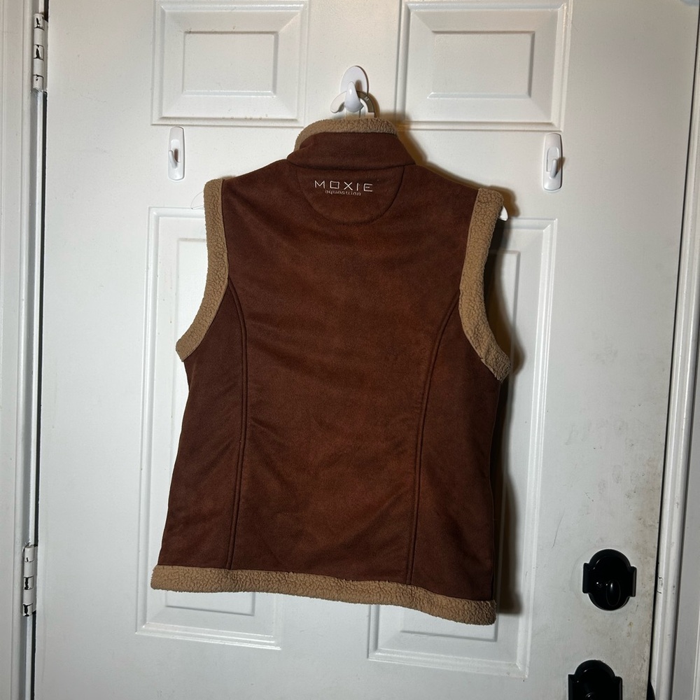 MOXIE Cavalero women’s Kneeland Sherpa Fleece  vest Sz M - Picture 10 of 15